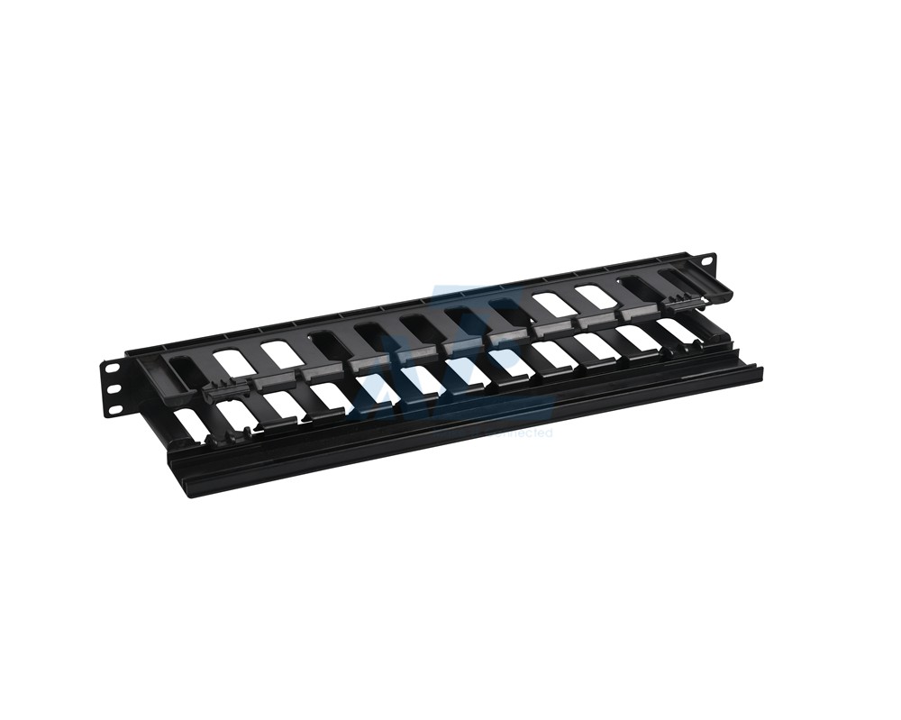 1U Horizontal Cable Manager,Fully Plastic Cable Duct