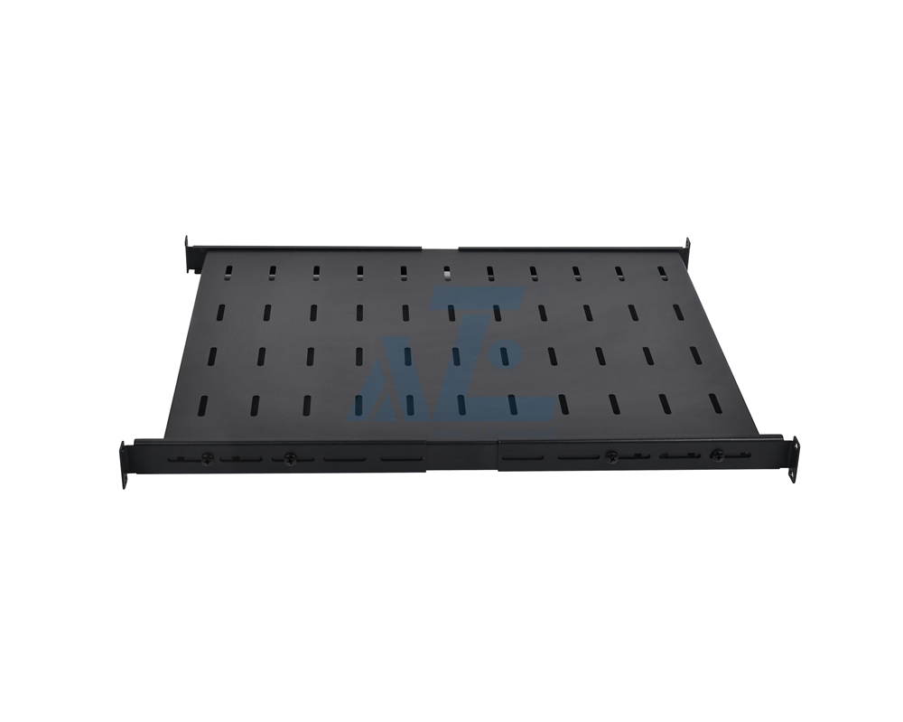 1U Depth Adjustable Fixed Shelf for Server Rack Enclosure