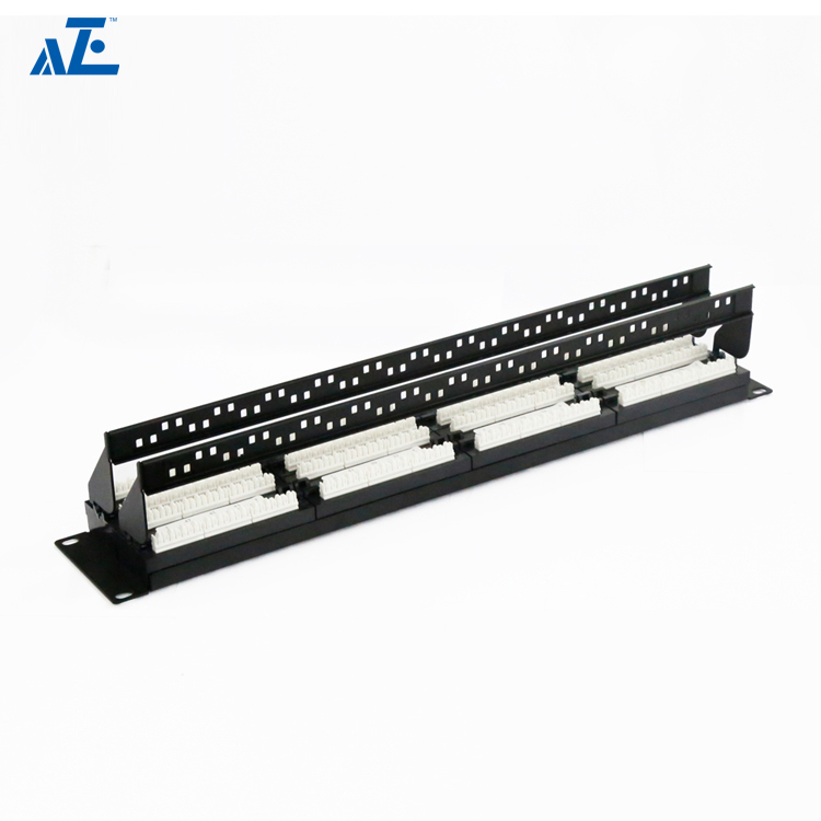 2U 48-Port CAT6 UTP Unshielded Patch Panel