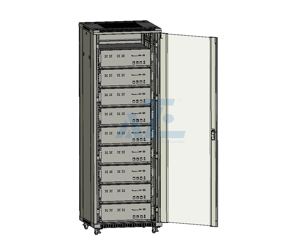 42U IP20 Lithium Battery Energy Storage Rack Cabinet