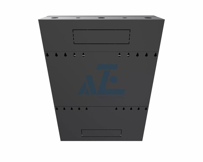 2U Vertical Wall Mount Rack Enclosure - 20 Inch Switch Depth