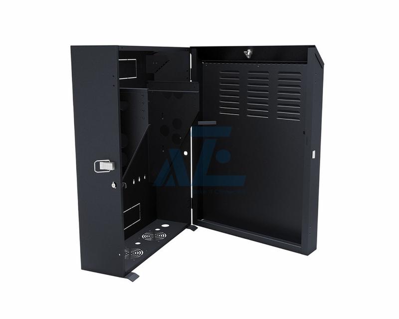 6U Vertical Wall Mount Rack Enclosure - 20 Inch Switch Depth