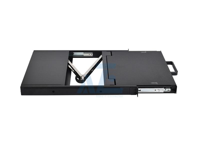 1U Rack Mount 8 Port USB HDMI 17.3" Widescreen LCD KVM Console