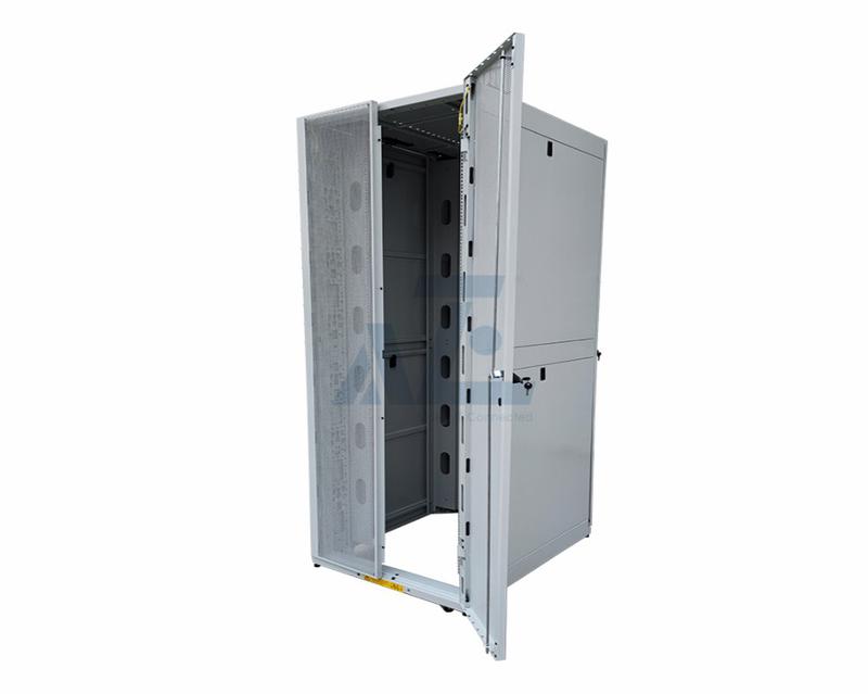 AZE Premium Server Cabinet Enclosure, 48U, White, 2258H x 750W x 1200D mm