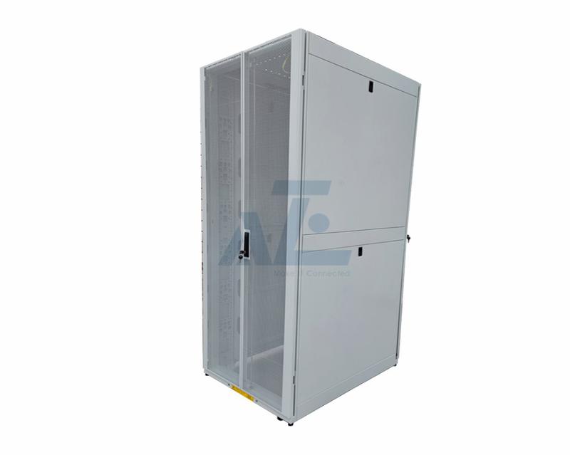 AZE Premium Server Cabinet Enclosure, 48U, White, 2258H x 750W x 1200D mm