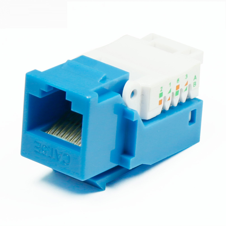 CAT5e RJ45 (8P8C) Unshielded Toolless Keystone Jack Module