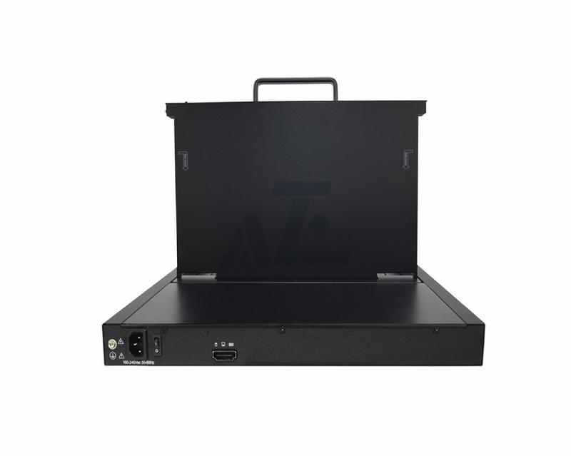 1U Rack Mount 17.3" Widescreen HDMI LCD KVM Console