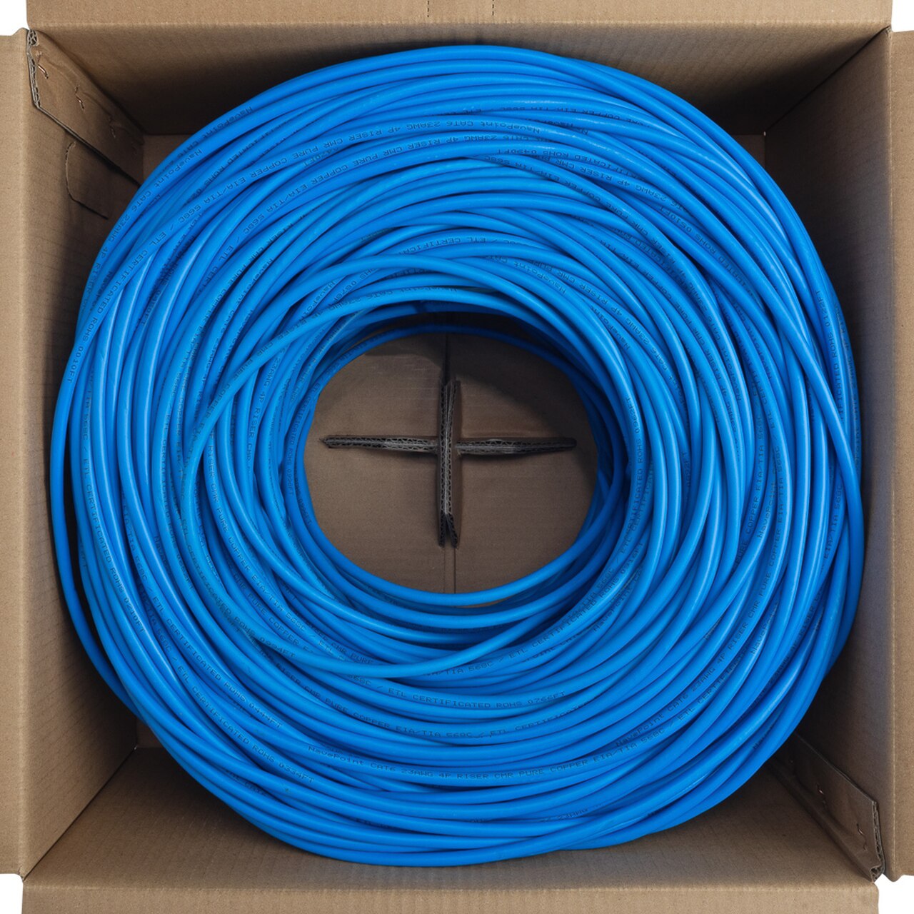 CAT6 Industrial Ethernet Network Bulk Cable, 1000ft (305m)