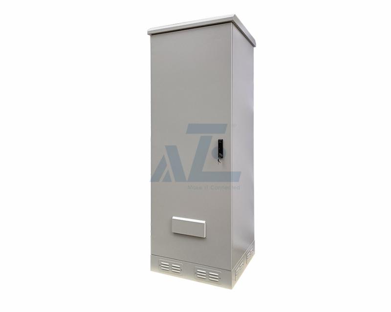 36U Weatherproof Outdoor Network Cabinet w/ Cooling Fans, IP55, 650W x 650D mm