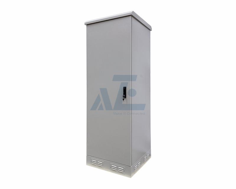 36U Weatherproof Outdoor Network Cabinet w/ Cooling Fans, IP55, 650W x 650D mm