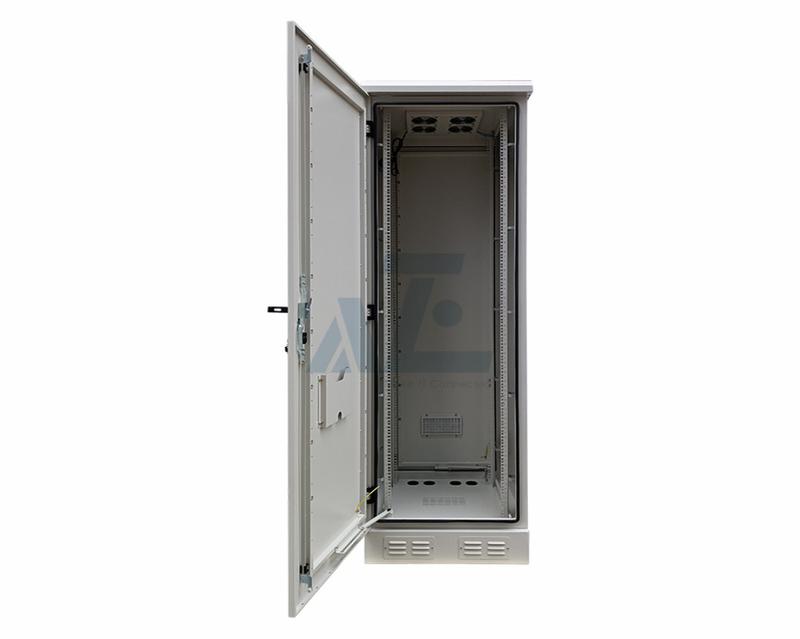 36U Weatherproof Outdoor Network Cabinet w/ Cooling Fans, IP55, 650W x 650D mm