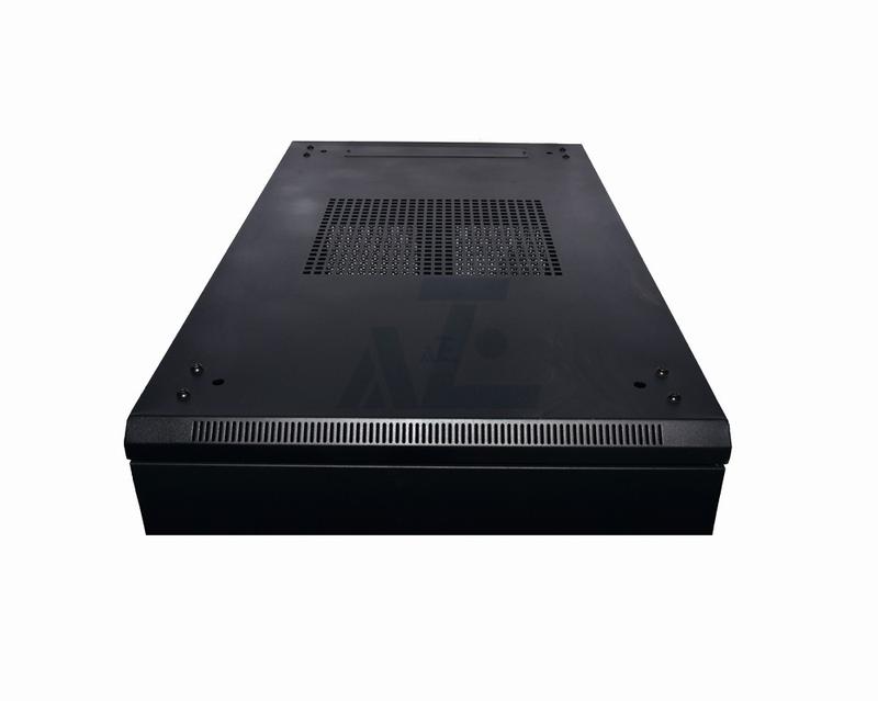 Floor Standing Network Rack Cabinet,42U, Black, 2040H x 600W x 800D mm