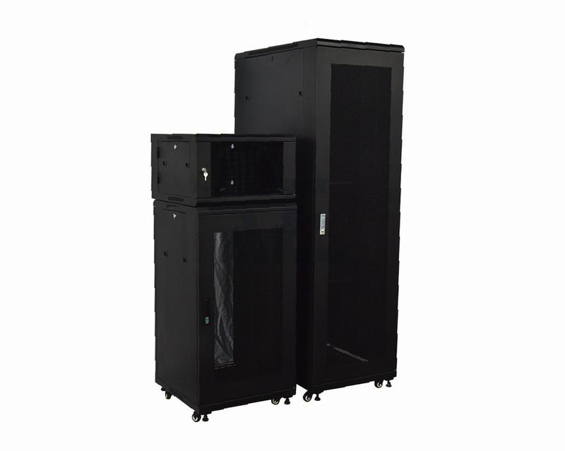 Network Rack Enclosure,42U, Black, 2040H x 600W x 1000D mm