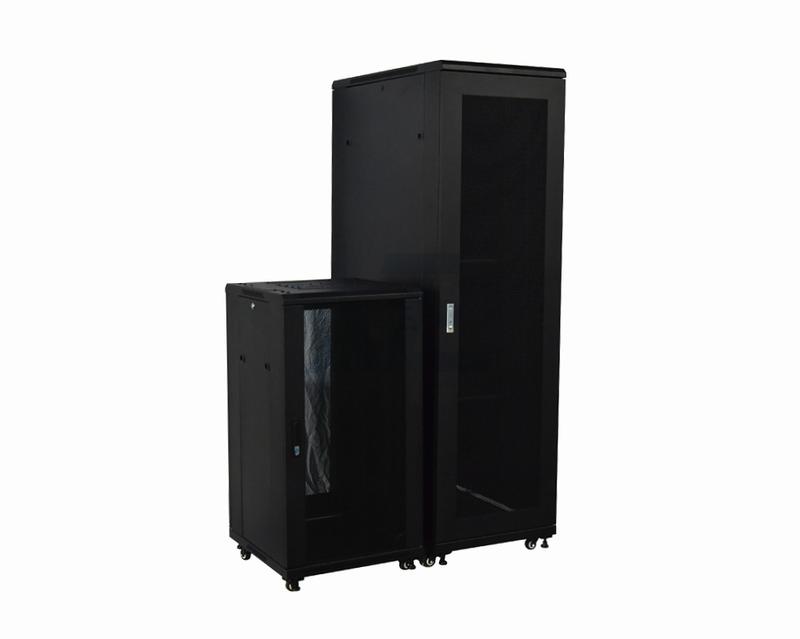 Full Height Network Rack Cabinet,42U, Black, 2040H x 600W x 600D mm