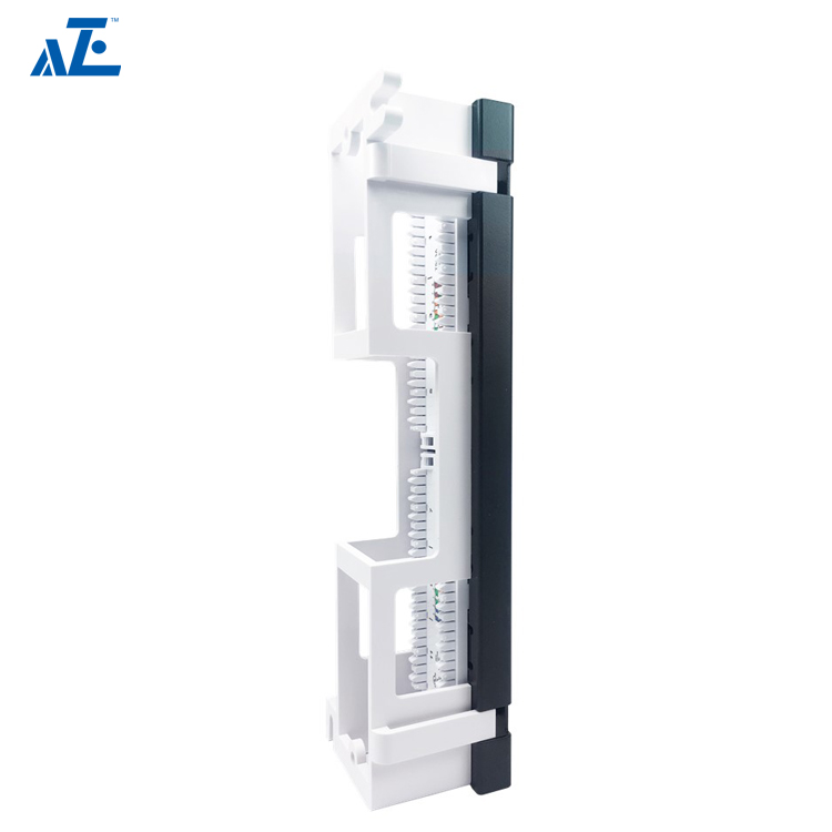 1U 12-Port CAT6 UTP Mini Patch Panel- Wall Mount