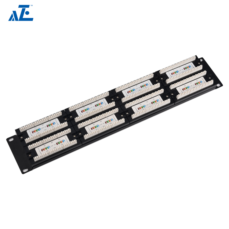 2U 48-Port CAT5e UTP Unshielded Patch Panel