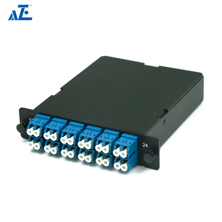 2x MTP-12 to 12x LC Duplex, 24 Fibers OS2 Single Mode MTP MPO Cassette