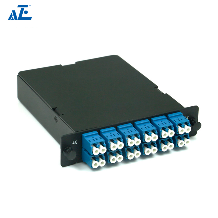 2x MTP-12 to 12x LC Duplex, 24 Fibers OS2 Single Mode MTP MPO Cassette