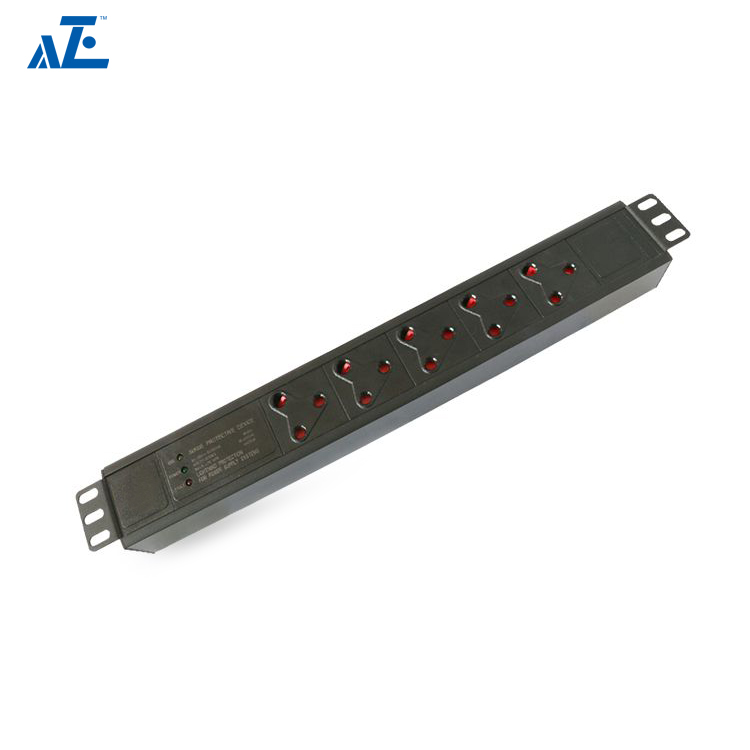 1U 19 inch Horizontal South Africa Type Basic Rack PDU