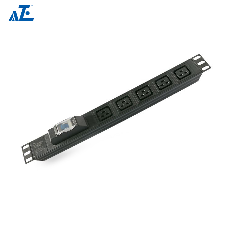 1U 19 inch Basic Rack IEC C19 PDU for Mining Data Center