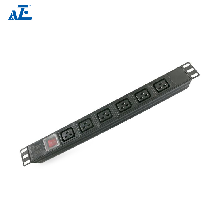 1U 19 inch Basic Rack IEC C19 PDU for Mining Data Center