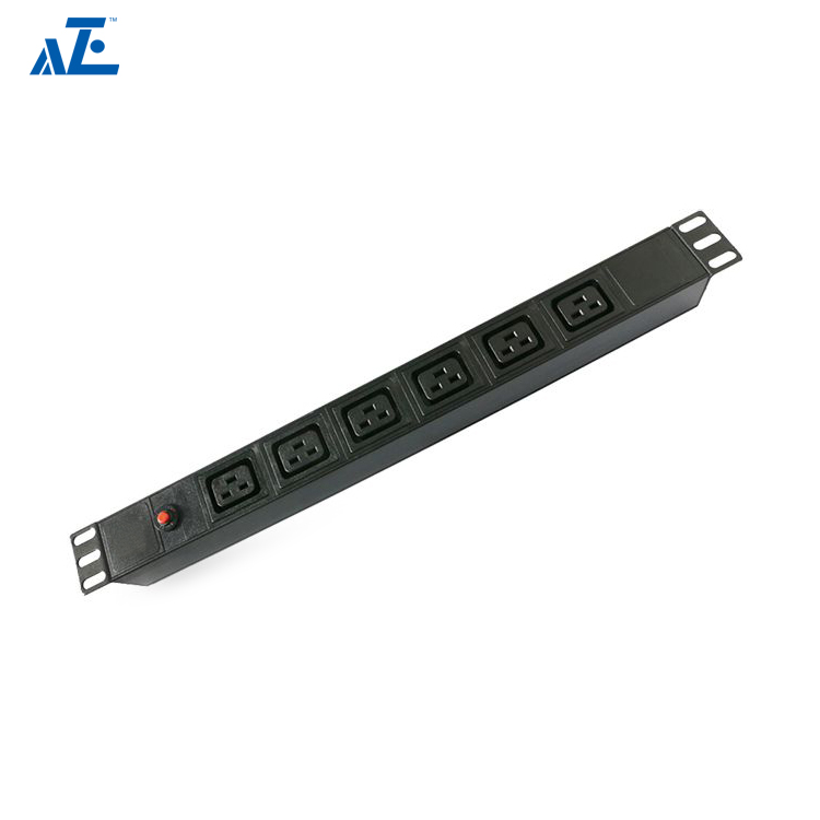 1U 19 inch Basic Rack IEC C19 PDU for Mining Data Center