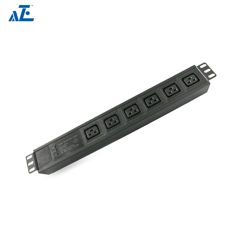 1U 19 inch Basic Rack IEC C19 PDU for Mining Data Center