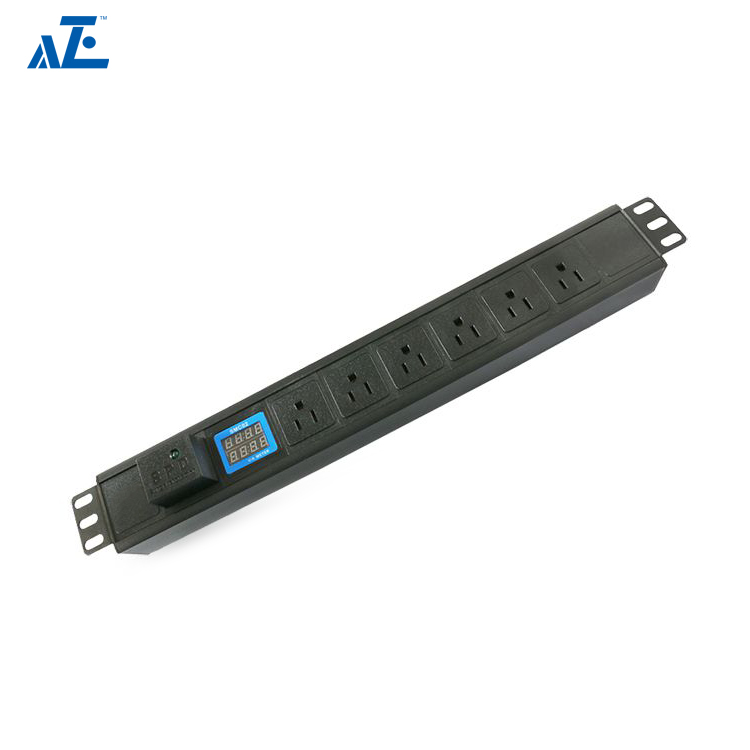 1U 19 inch Horizontal USA Type Basic Rack PDU- American Type Power Strip