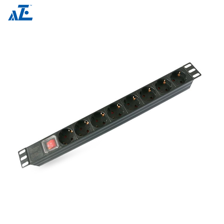 1U 19 inch Germany Basic Rack PDU- Europe Type Power Distribution Unit