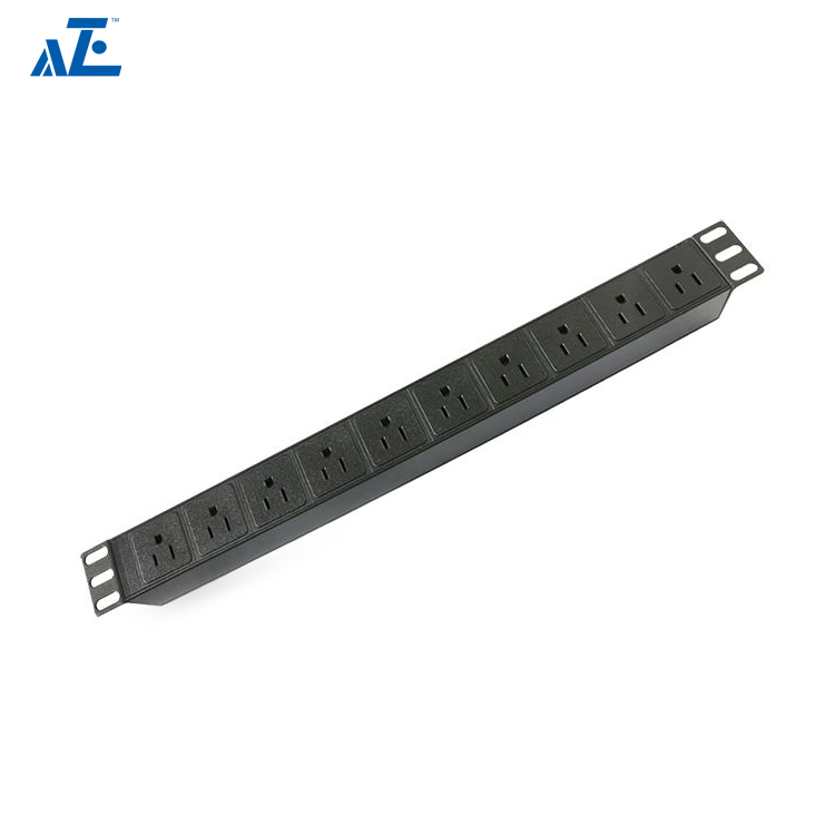 1U 19 inch Horizontal USA Type Basic Rack PDU- American Type Power Strip