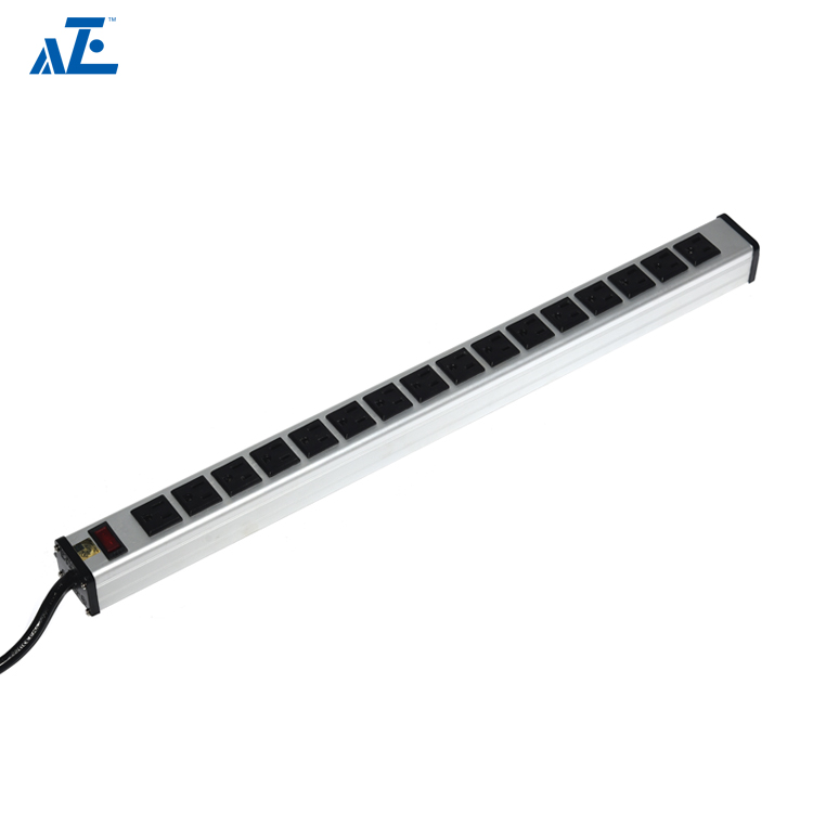 1U 19 inch Horizontal USA Type Basic Rack PDU- American Type Power Strip