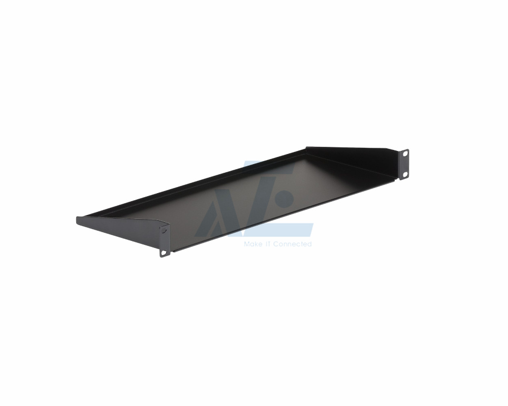 1U 6" Deep Server Rack Shelf - Universal Solid Rack Mount Cantilever Tray