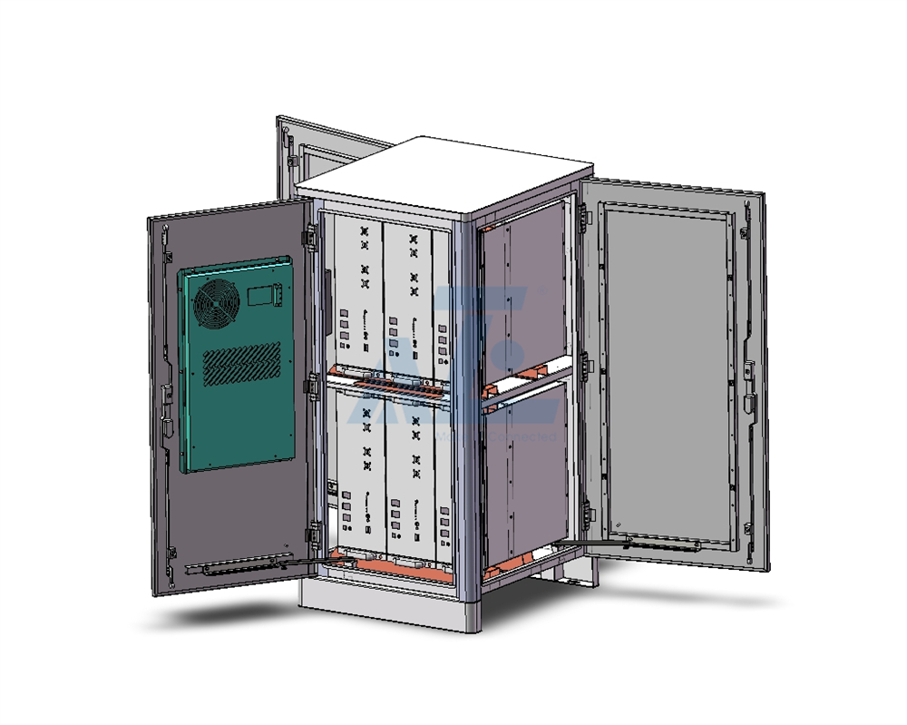 All-in-one IP55 Outdoor Energy Storage Cabinet for Lithium-ion Battery and Inverters