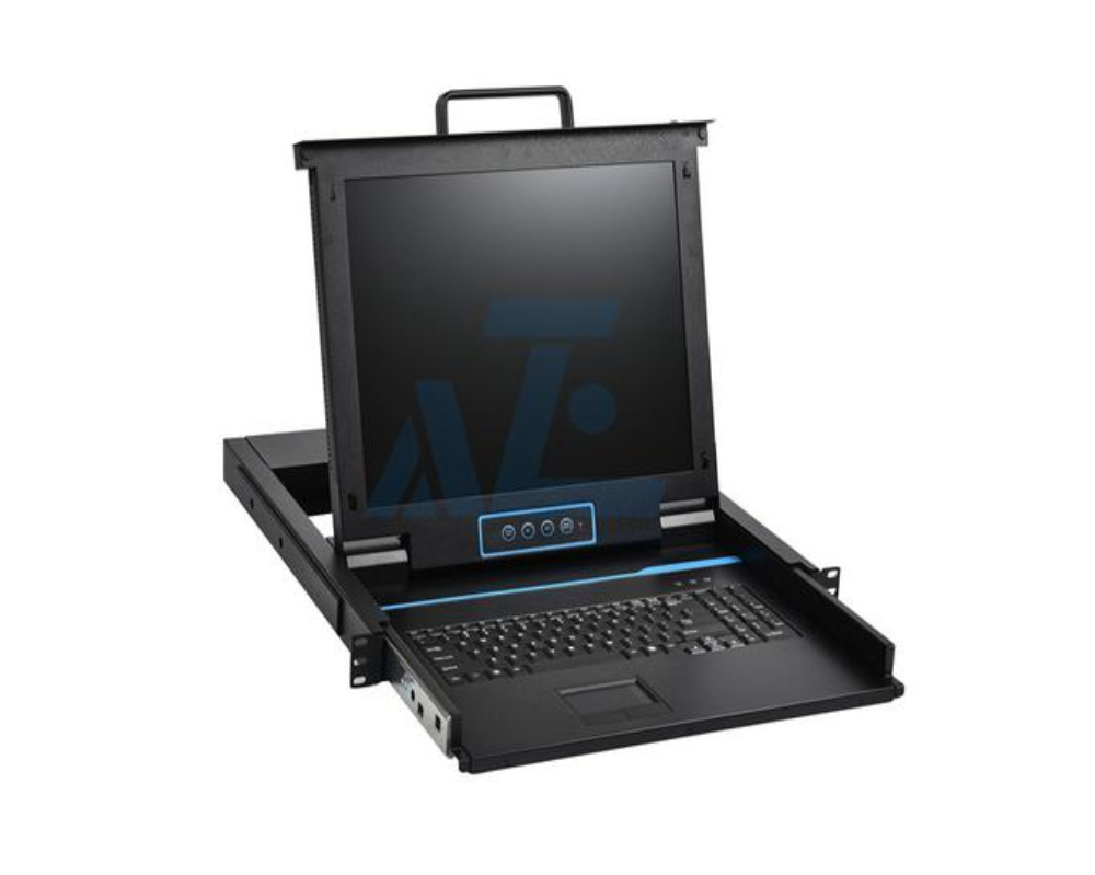 1U Rack Mount 19" HDMI LCD KVM Console