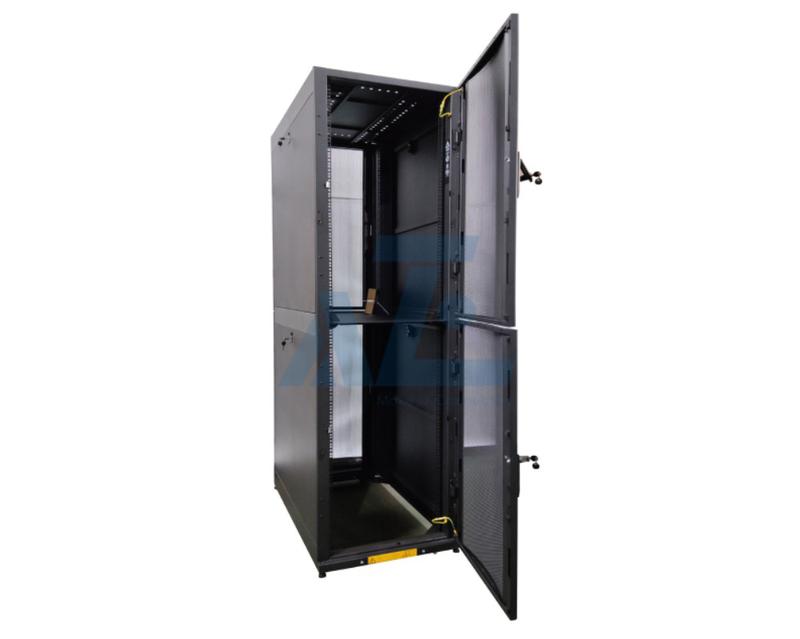 AZE Co-Location Server Rack Enclosure, 2-Bay, 48U, Black, 2258H x 600W x 1070D mm