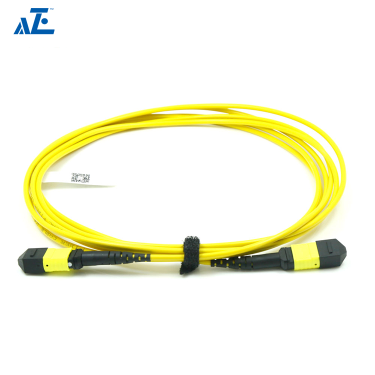 MTP Female 12 Fibers Type B LSZH OS2 9/125 Single Mode Elite Trunk Cable, Yellow